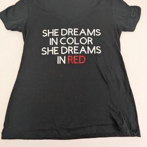 Pearl Jam BETTER MAN She Dreams In Color She Dreams In Red Black Tee Medium